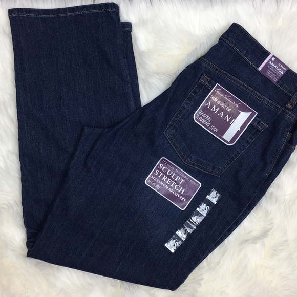 gloria vanderbilt jeans all around slimming effect amanda
